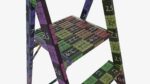 Foldable lightweight stepladder