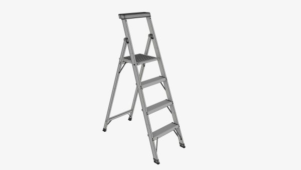 Foldable lightweight stepladder
