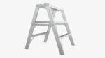 Foldable sawhorse ladder