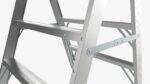 Foldable sawhorse ladder