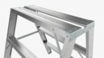 Foldable sawhorse ladder