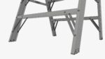 Foldable sawhorse ladder