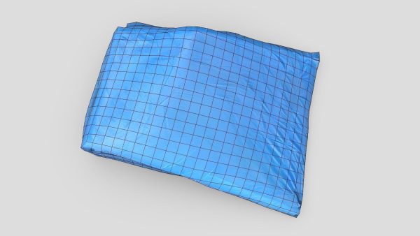 Folded Blue Tarp 2