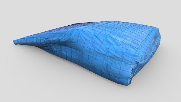 Folded Blue Tarp 2