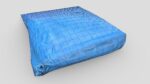 Folded Blue Tarp 2