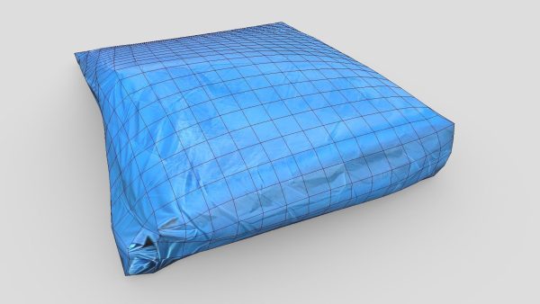 Folded Blue Tarp 2