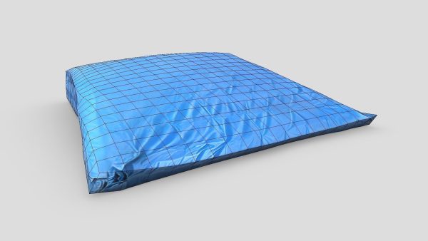 Folded Blue Tarp 2