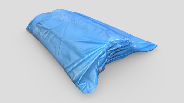 Folded Blue Tarp 3