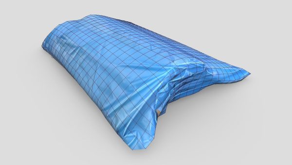 Folded Blue Tarp 3
