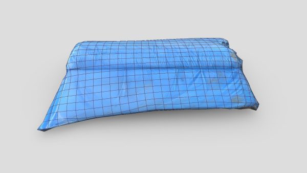 Folded Blue Tarp 3