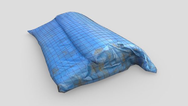 Folded Blue Tarp 3