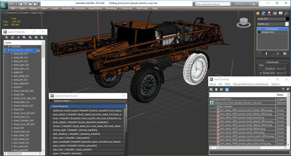 Folding Arms Farm Sprayer Generic