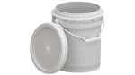 Food Grade 5l Plastic Bucket Purple Gary