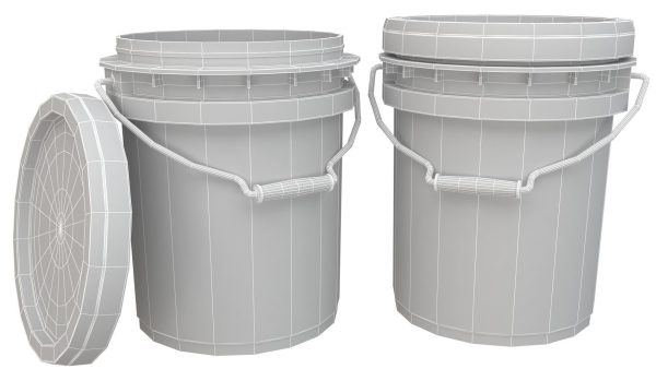 Food Grade 5l Plastic Bucket Purple Gary