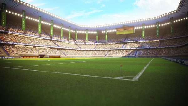 Football Soccer stadium game ready 3d model