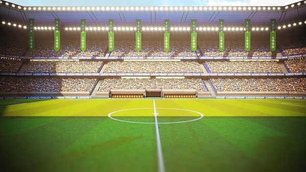 Football Soccer stadium game ready 3d model