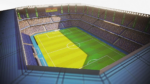 Football Soccer stadium game ready 3d model