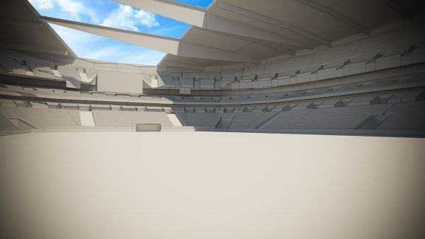 Football Soccer stadium game ready 3d model