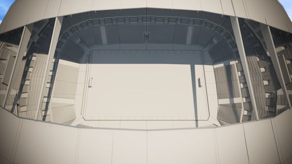 Football Soccer stadium game ready 3d model