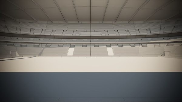 Football Soccer stadium game ready 3d model