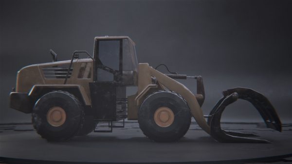 Forest wheel loader