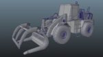 Forest wheel loader