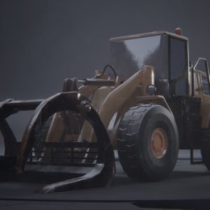 Forest wheel loader