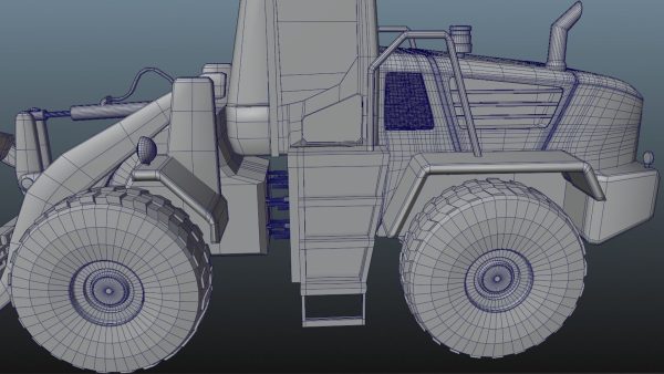 Forest wheel loader
