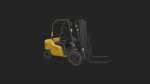 Forklift 3D Model 001