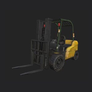 Forklift 3D Model 001