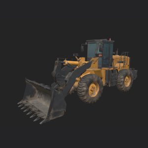 Forklift 3D Model 002