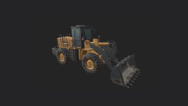 Forklift 3D Model 002