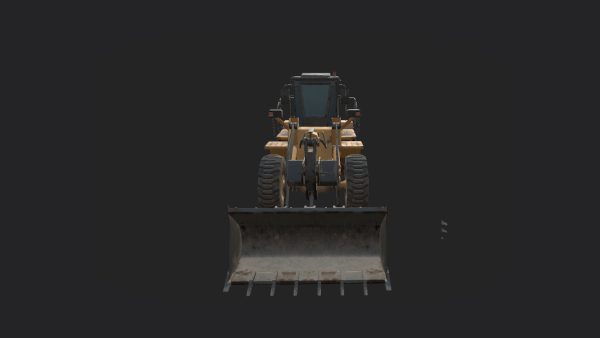 Forklift 3D Model 002