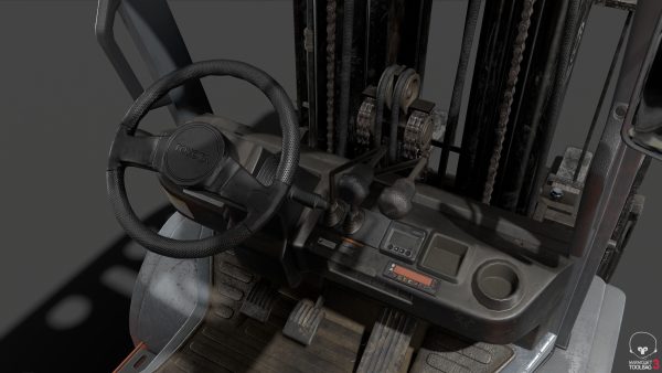 Forklift High-Poly 3D models