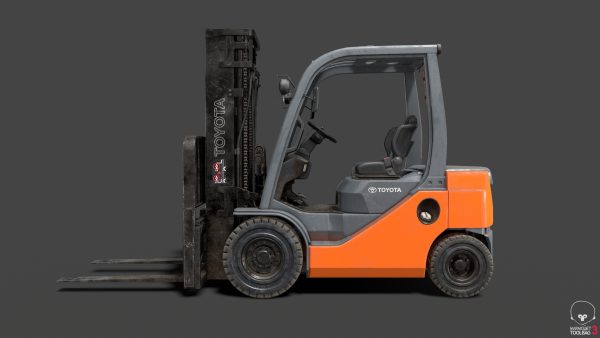 Forklift High-Poly 3D models