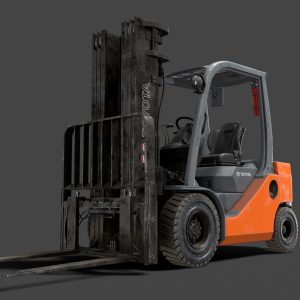 Forklift High-Poly 3D models