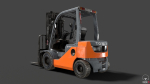 Forklift High-Poly 3D models