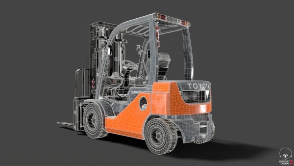 Forklift High-Poly 3D models