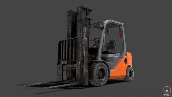 Forklift High-Poly 3D models