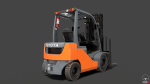 Forklift High-Poly 3D models