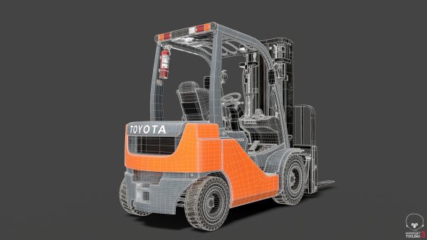 Forklift High-Poly 3D models