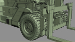 Forklift Komatsu GX20 Rigged