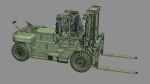 Forklift Komatsu GX20 Rigged