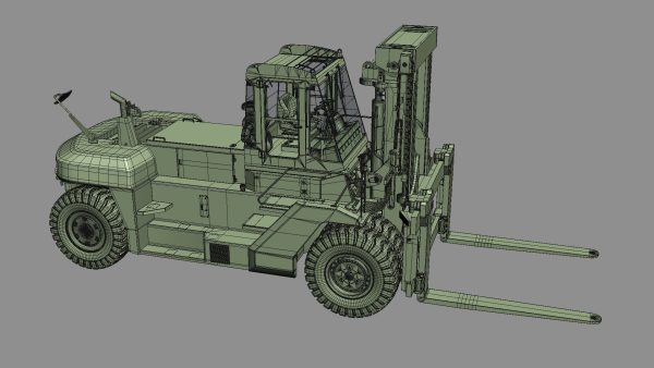 Forklift Komatsu GX20 Rigged