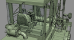 Forklift Komatsu GX20 Rigged