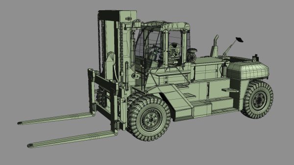 Forklift Komatsu GX20 Rigged