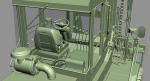 Forklift Komatsu GX20 Rigged