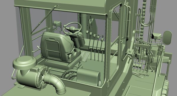 Forklift Komatsu GX20 Rigged