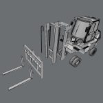 Forklift Truck Hyundai 80D-9