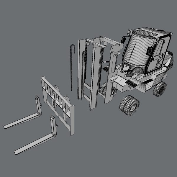 Forklift Truck Hyundai 80D-9